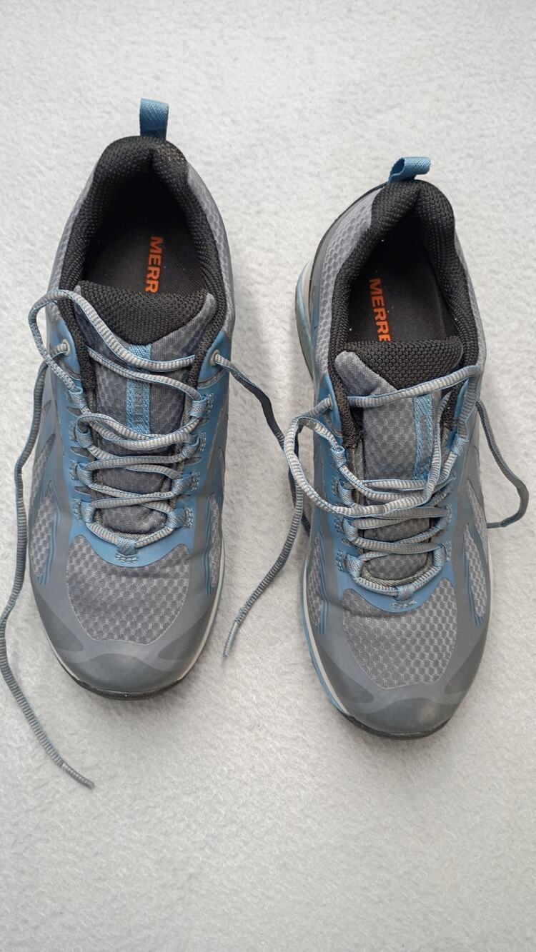 Merrell Siren Edge 3 WP Hiking Shoes Gray Blue Vibram Women’s 9 Wide gorpcore